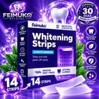 Tiras Blanqueadoras Feimuku® — Sonrisa más blanca en 30 min